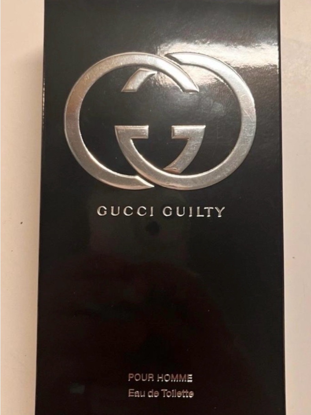 Gucci Guilty Pour Homme Black with Silver Logo